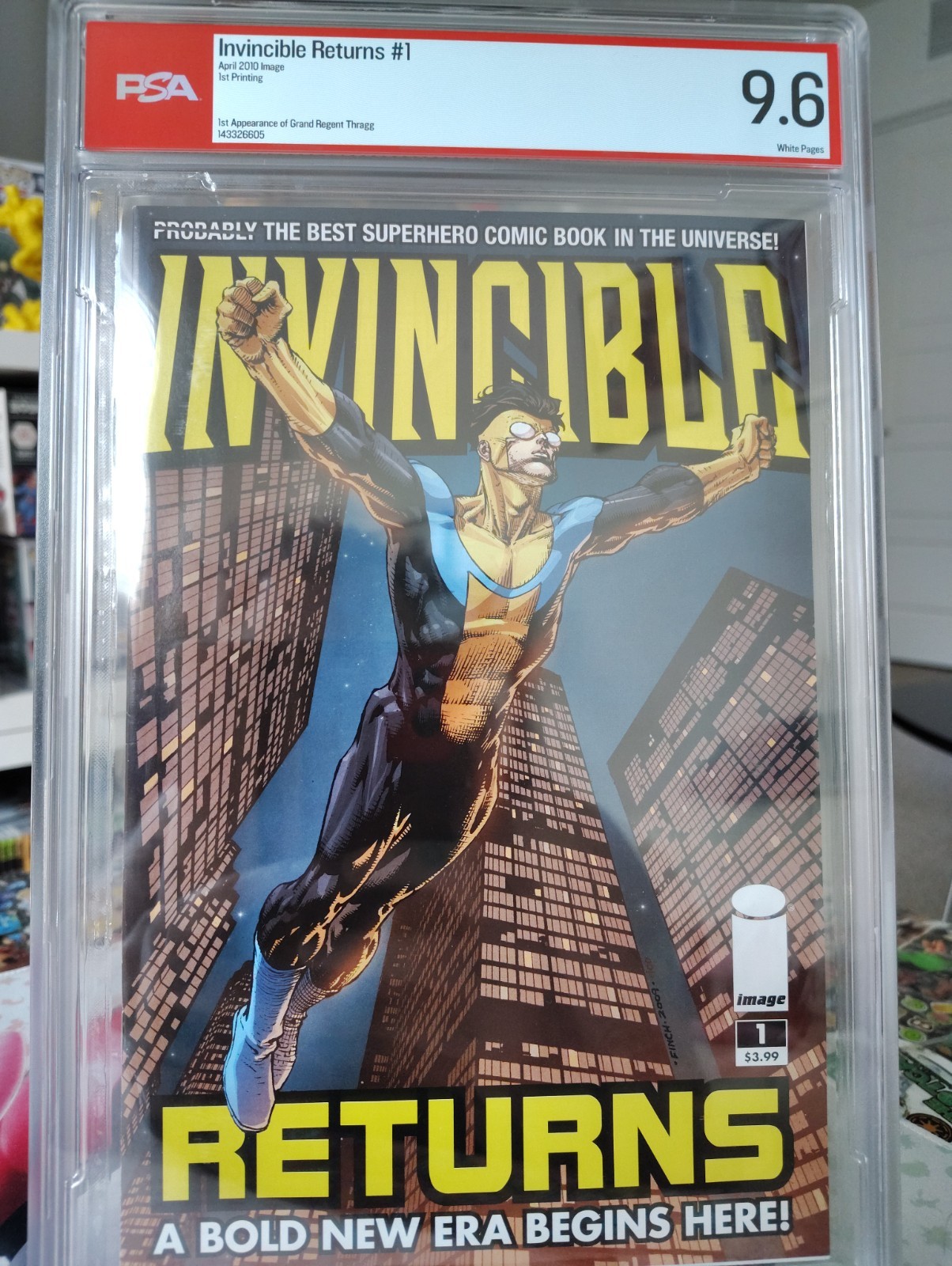 Invincible Returns #1 PSA 9.6 1st Print 2010 1st App Thragg David Finch Key
