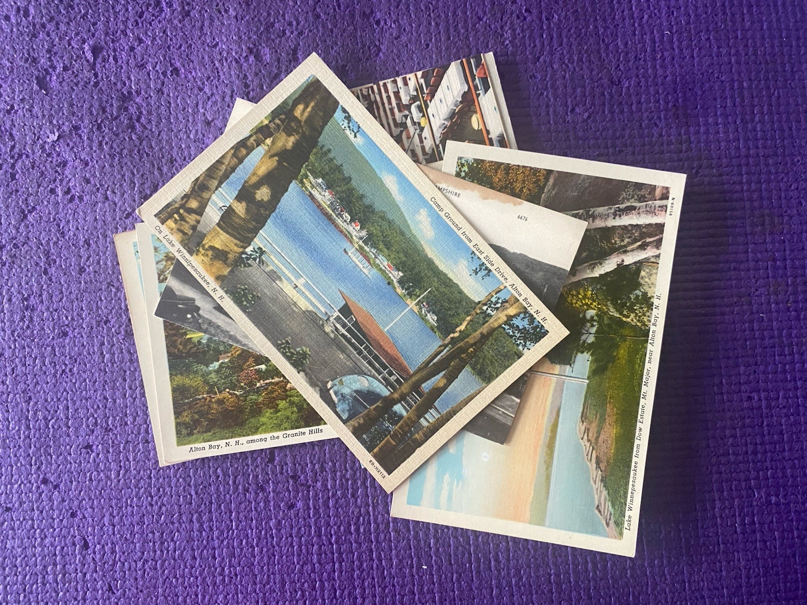 Lot of (7) Vintage Assorted Post Cards Lot 4