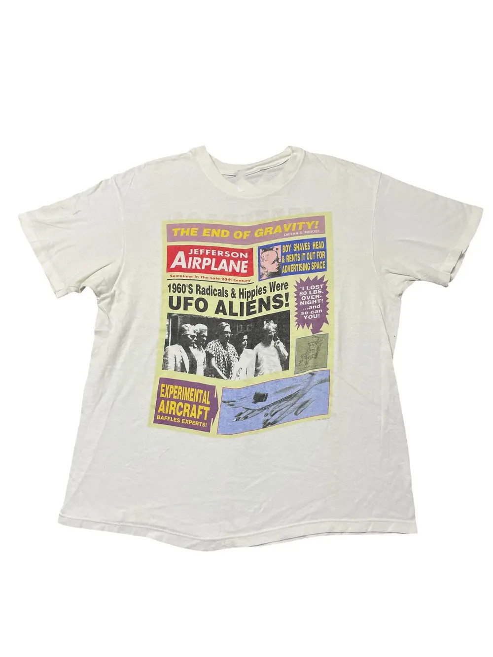 2 Side Jefferson Airplane Band All Over Print T- Shirt All Size S-5XL BT589