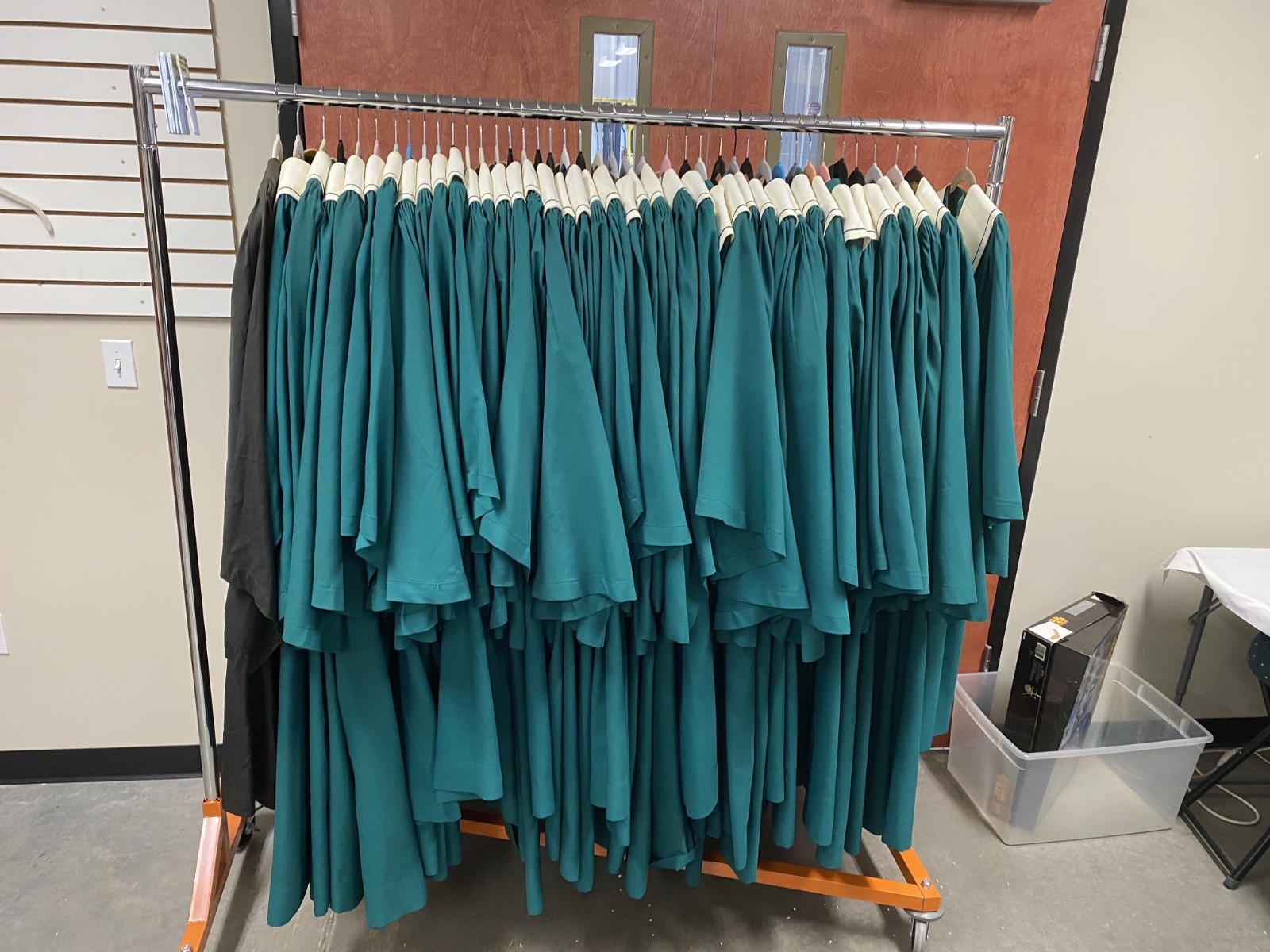 Vintage Lot 40 PT Castle Choir Robe Gowns Graduation Emerald Green Various Sizes
