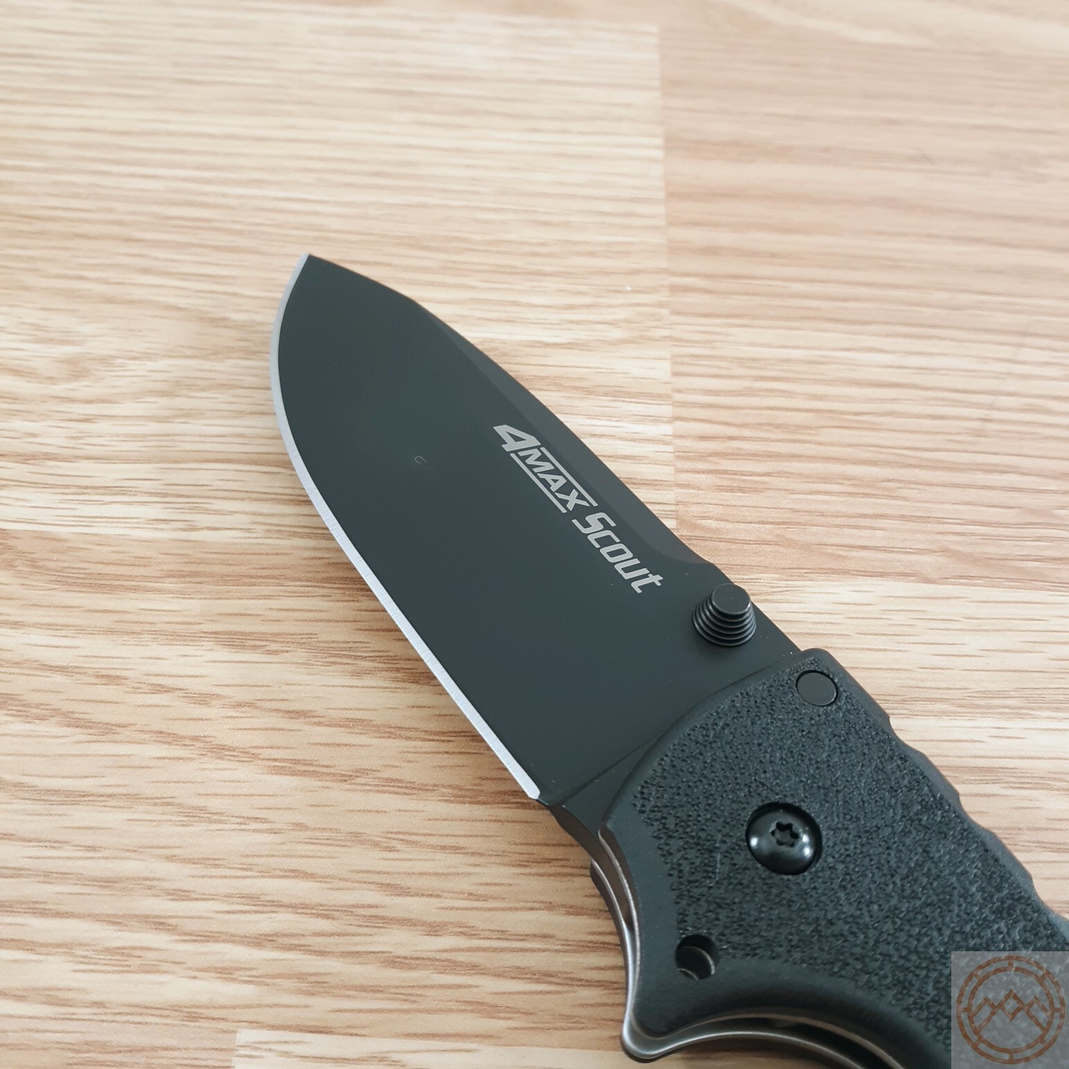 Cold Steel 4-Max Scout Folding Knife 4″ AUS-10A Steel Blade Black Griv-Ex Handle