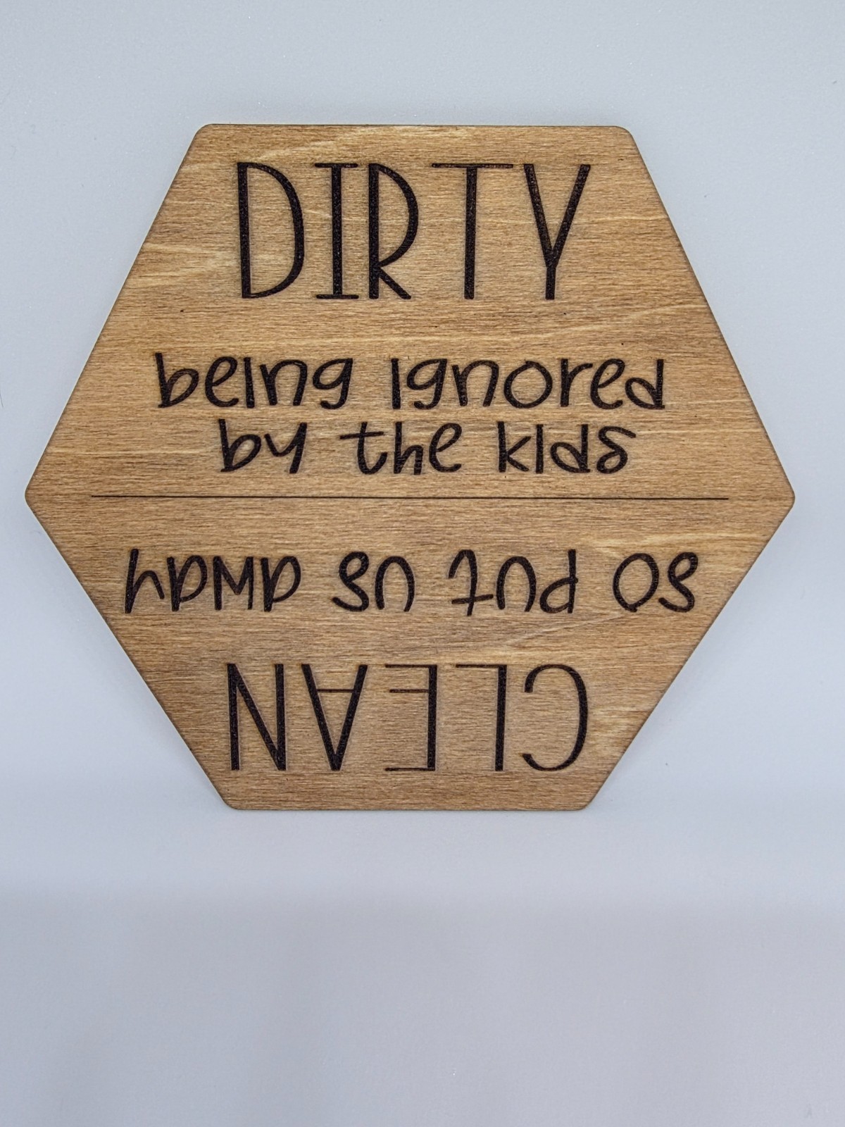 Clean/Dirty Laser Cut Wooden Dishwasher Magnet Kitchen Gift Idea Handmade Styles