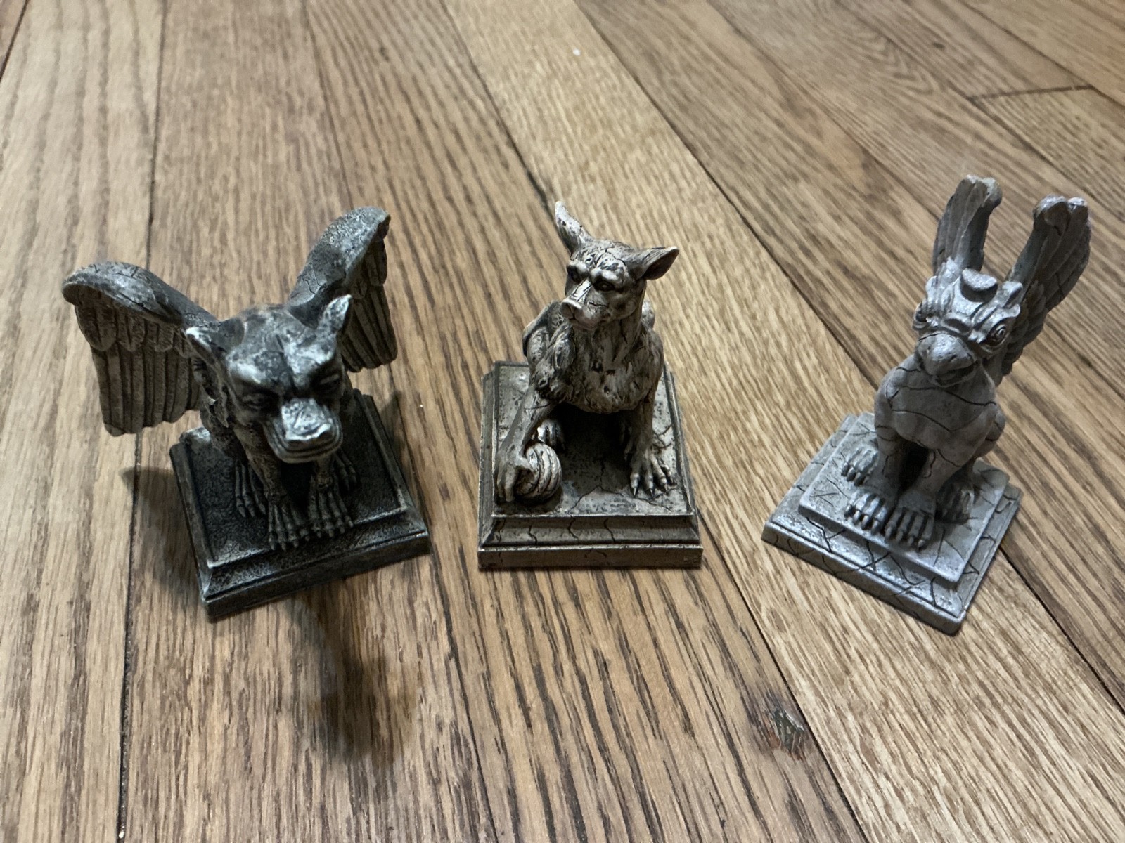Gargoyles figurines, Biltmore Estate, lot of 3, 2.5-3″ tall