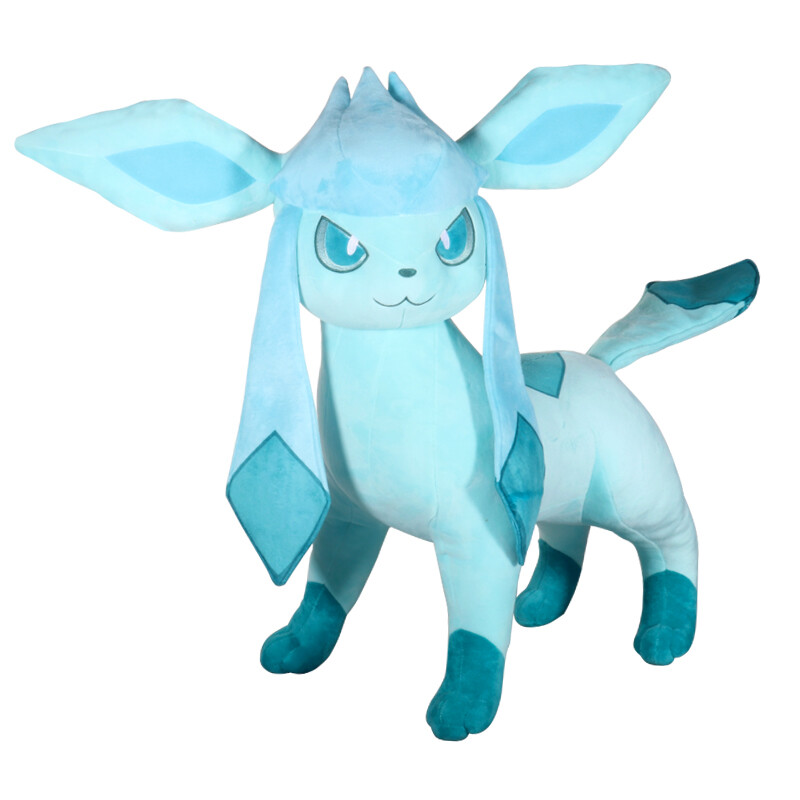 Game Giant Glaceon 60cm Plush Doll Pillow Cosplay Stuffed Toy Xmas Gift