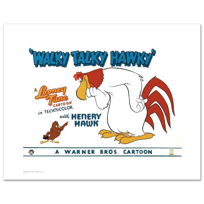 Looney Tunes “Walky Talky Hawky” Numbered Limited Edition Animation Art COA