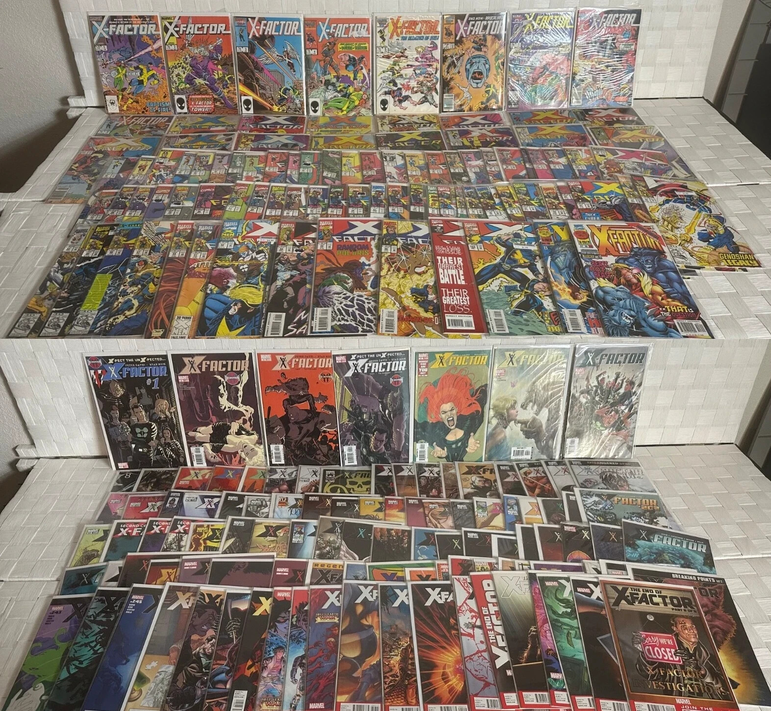 Huge X-Factor Lot! #1-60 Full Run +63-126, Vol 2 #1-50, 200-262(Many Signed!), 6