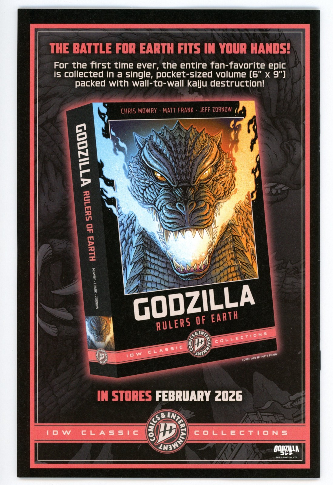Godzilla #6 – Ito Variant Cover 🦖➡️ NM