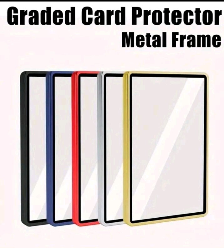 PSA Magnetic Aluminum Metal Slab Case Bumper Protector Case Holder -BLACK