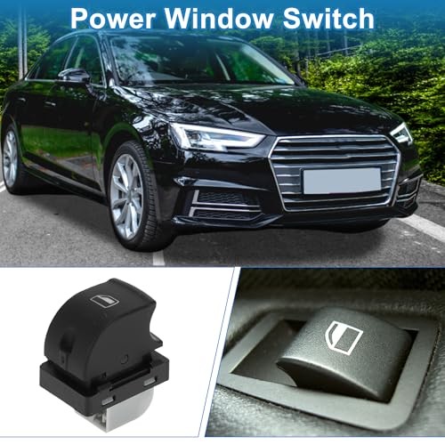Power Window Switch Passenger Side Window Control Switch for Audi A4 A6 Black