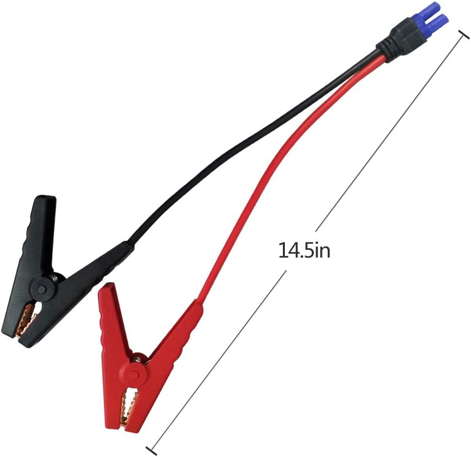 EC5 Jump Starter Cable 12V Battery Clamps Alligator Clips 10AWG Booster Wire EC5