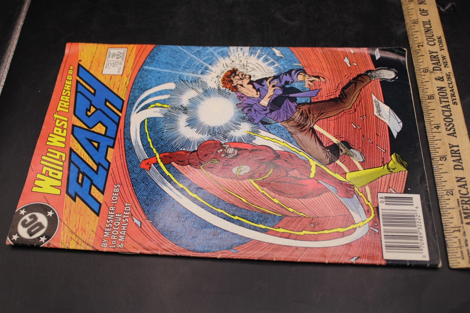 Flash #15 Aug 1988 DC Comics Wally West Trashed By Flash F9A