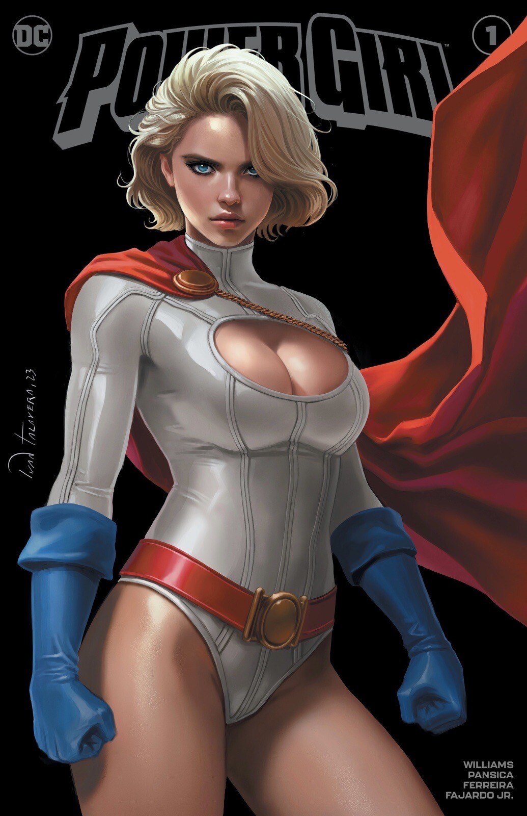 🔥 POWER GIRL #1 IVAN TALAVERA 616 Trade Dress Variant