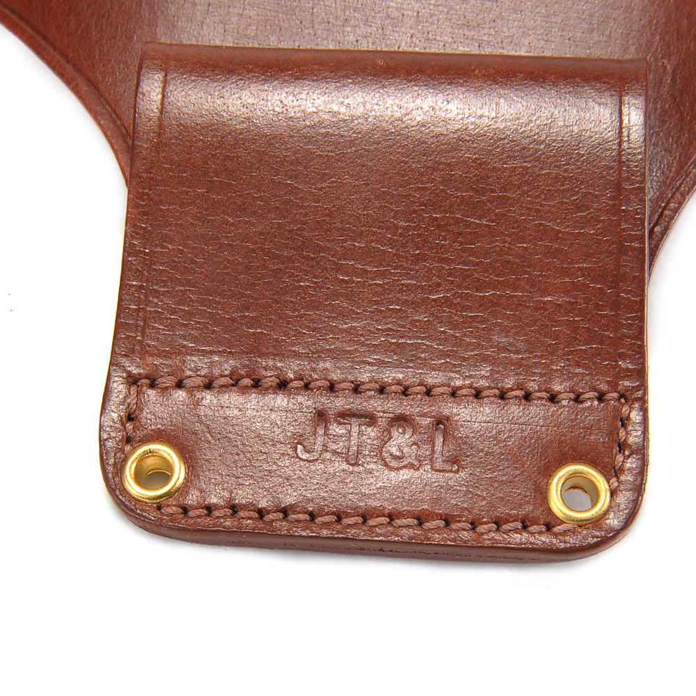Brown Leather Universal Wire Hanger Shoulder Holster Adapter