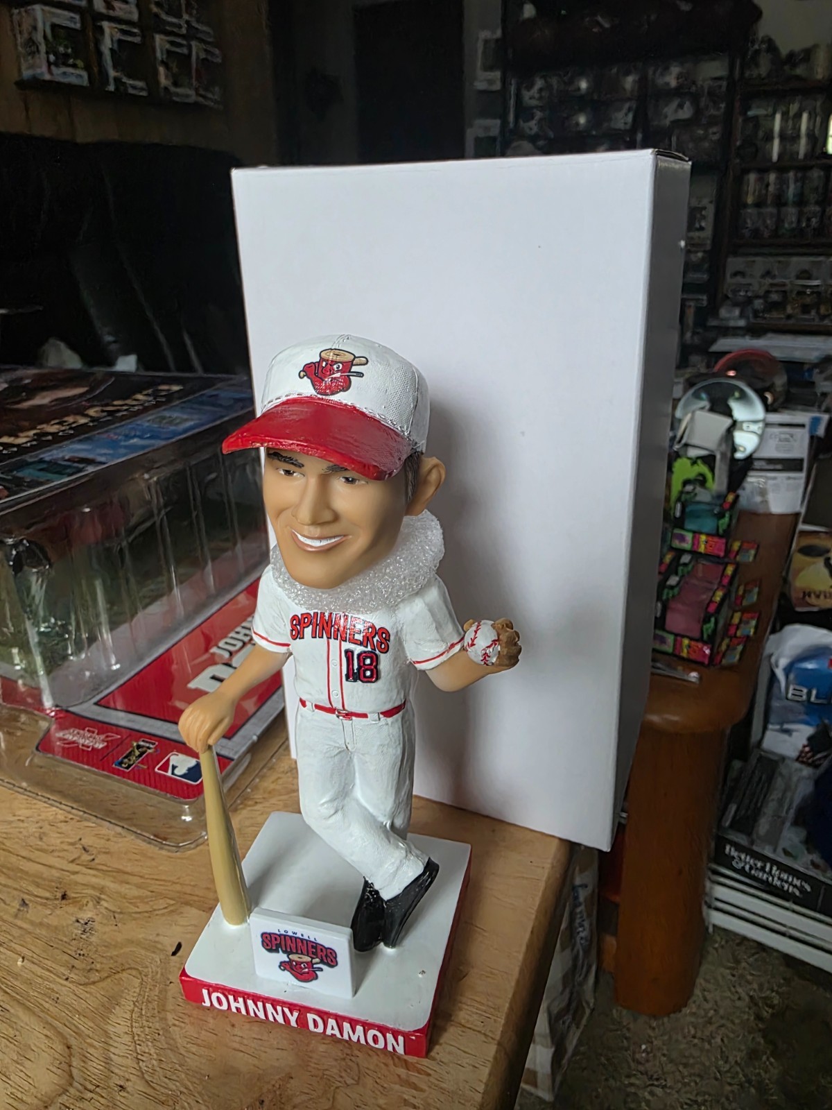 LOWELL SPINNERS JOHNNY DAMON BOBBLEHEAD ONLY 500 SGA