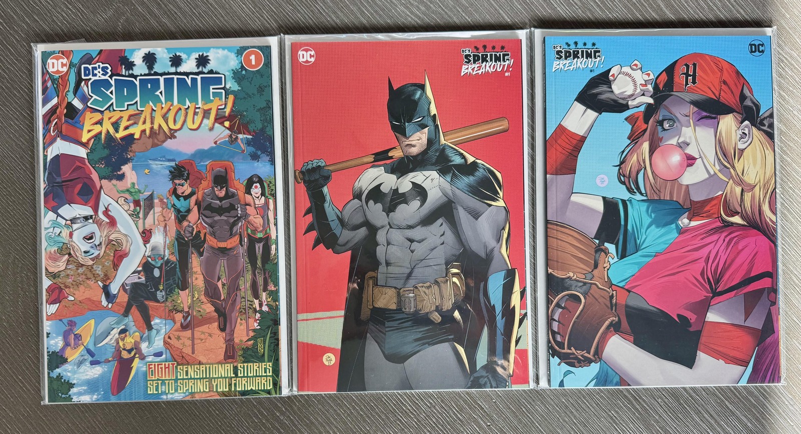 DC’s Spring Breakout! #1 2024 DC COMICS 3-Cover Set Dan Mora Pelletier NM+