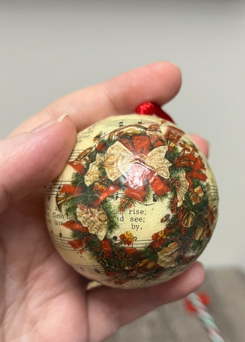Vintage Christmas Ornaments/Figures- Various Materials and Time Periods Lot of 9