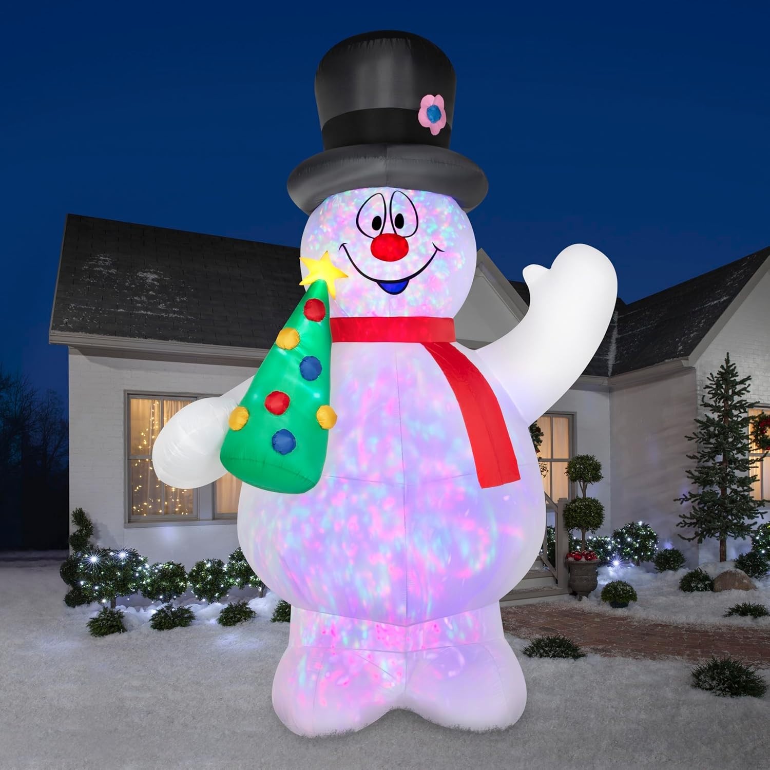 16 FT COLOSSAL FROSTY THE SNOWMAN AIRBLOWN LIGHTSHOW INFLATABLE