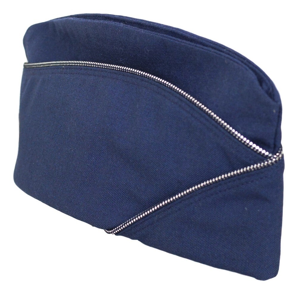 GI US Air Force Man’s Poly Wool Garrison Cap Blue Size 6-7/8