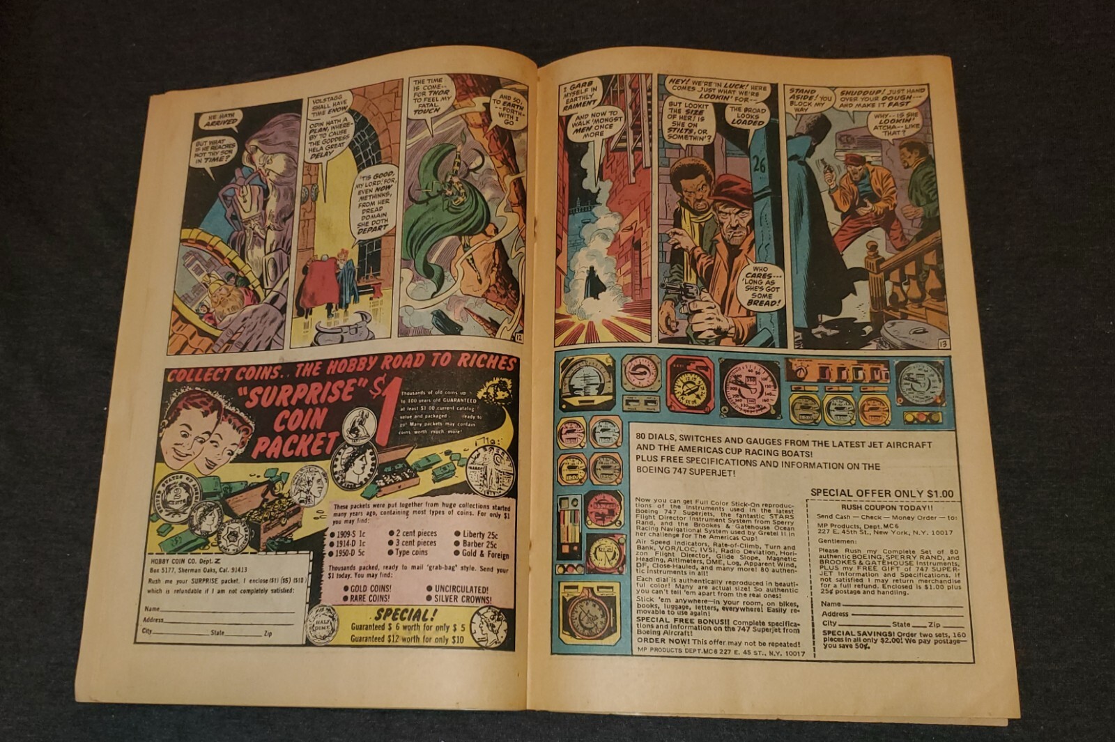 The Mighty THOR #189 Good+ (2.5) Marvel Comics 1971 HELA finds Thor