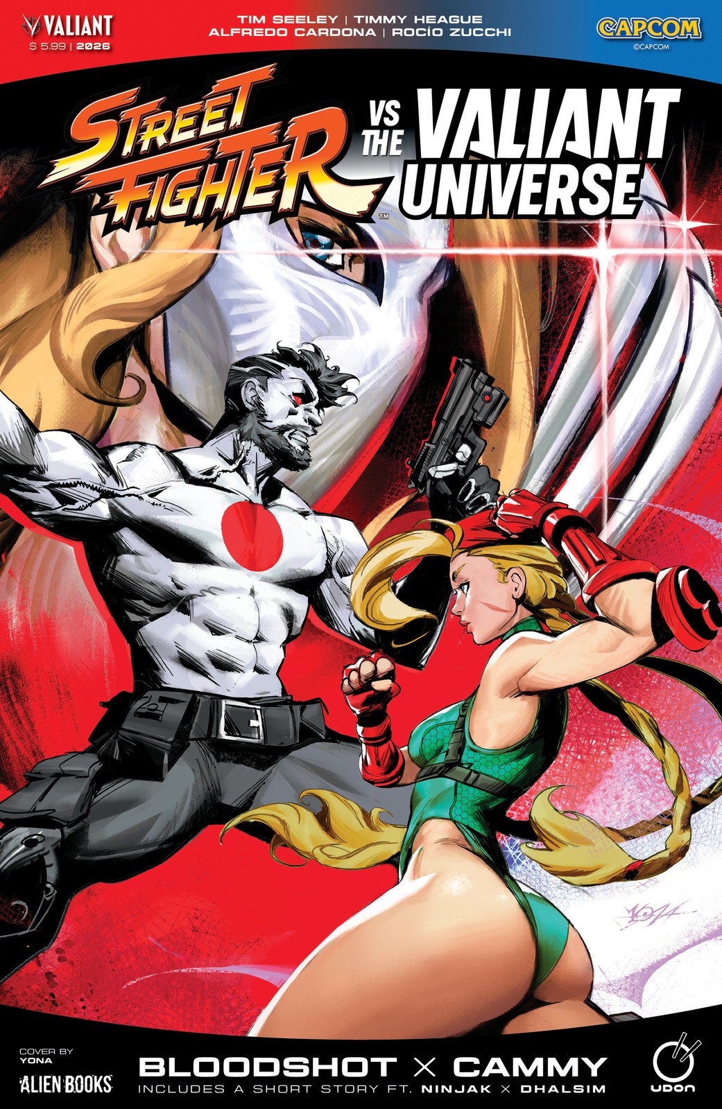 Street Fighter Vs. The Valiant Universe Special CVR B Yonas 7/29/26