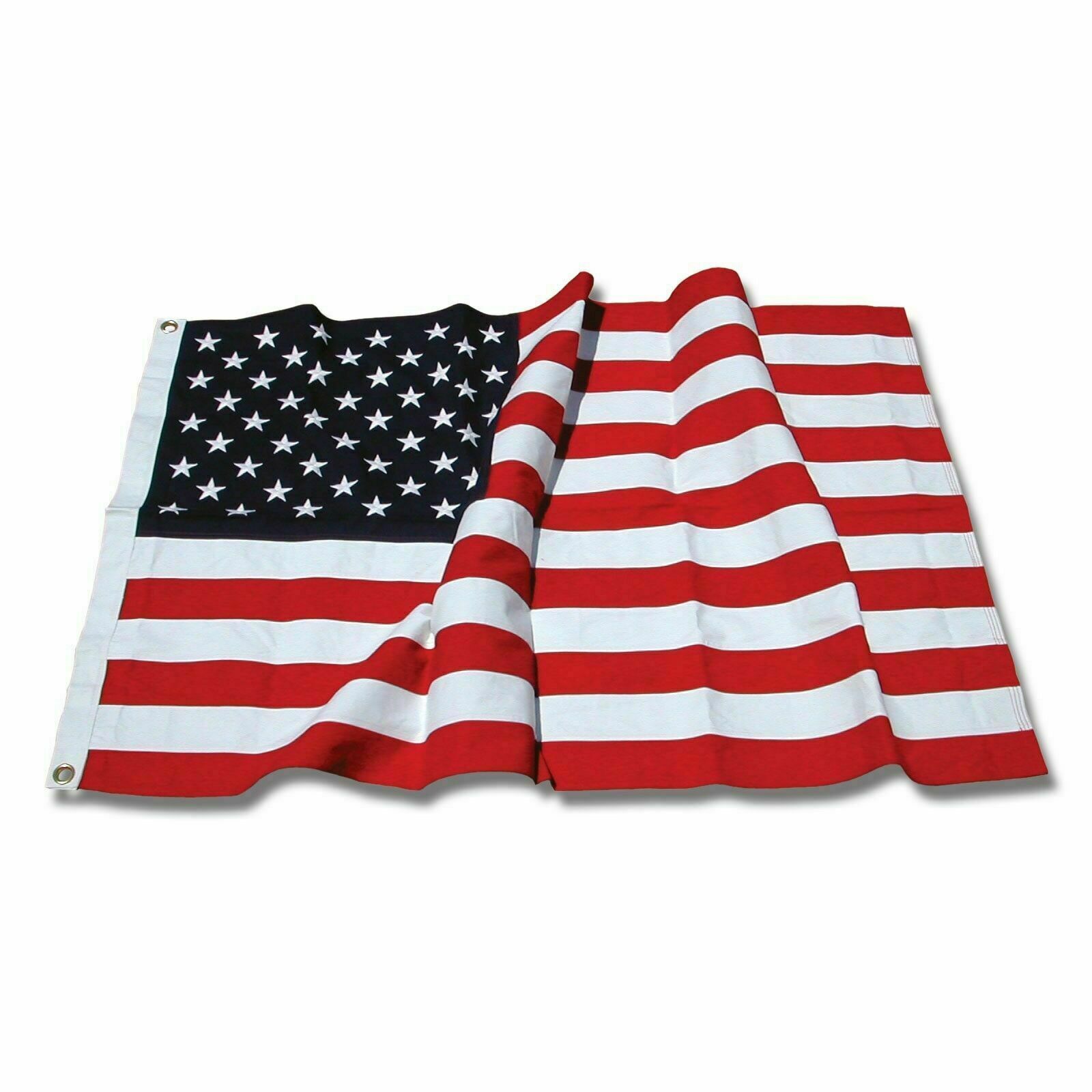 3×5 ft US American Flag Heavy Duty Embroidered Stars Sewn Stripes Grommets Nylon