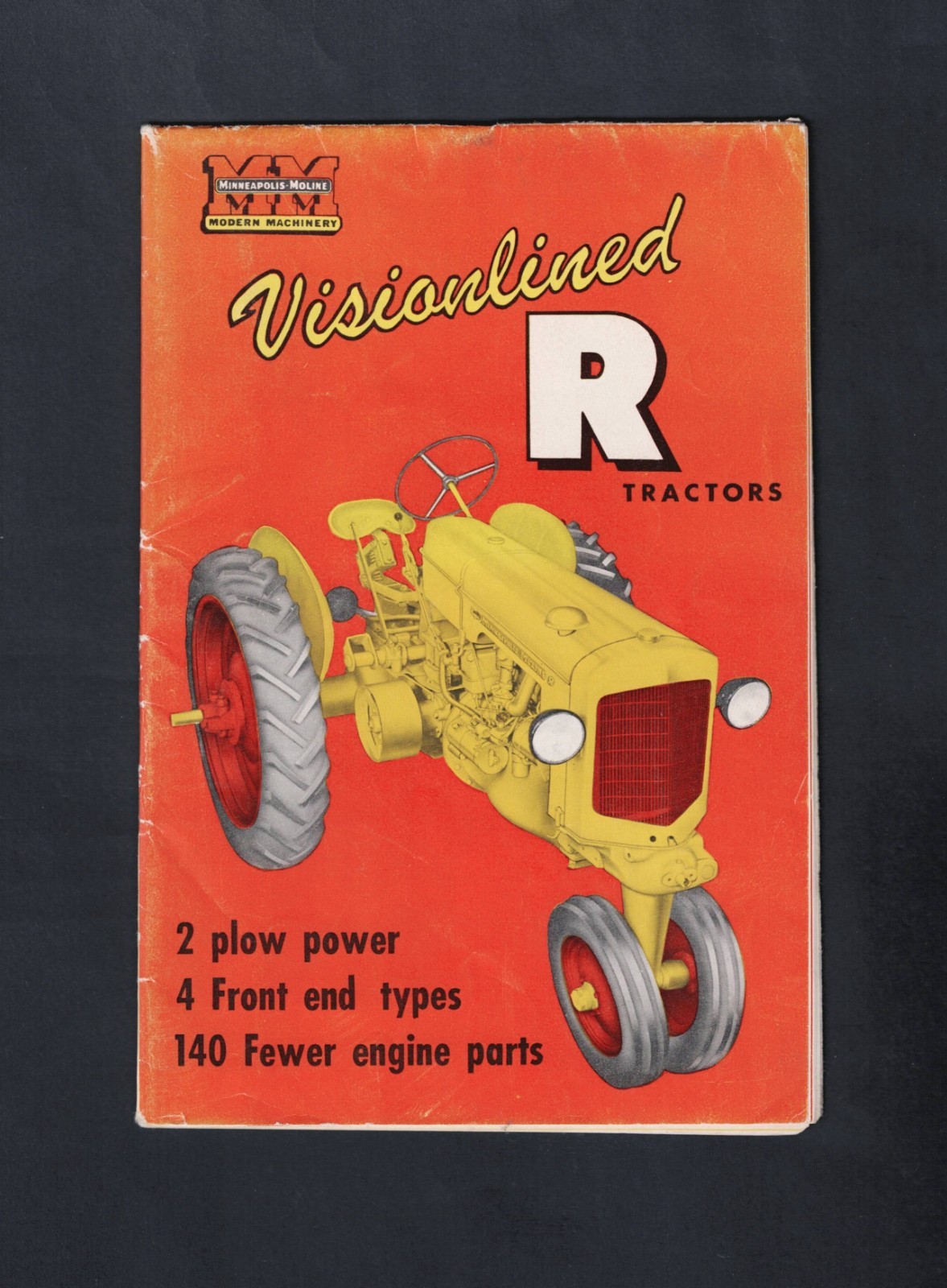 MINNEAPOLIS-MOLINE VISIONLINED ‘R’ TRACTORS 20 PAGE BROCHURE 1940s/50s