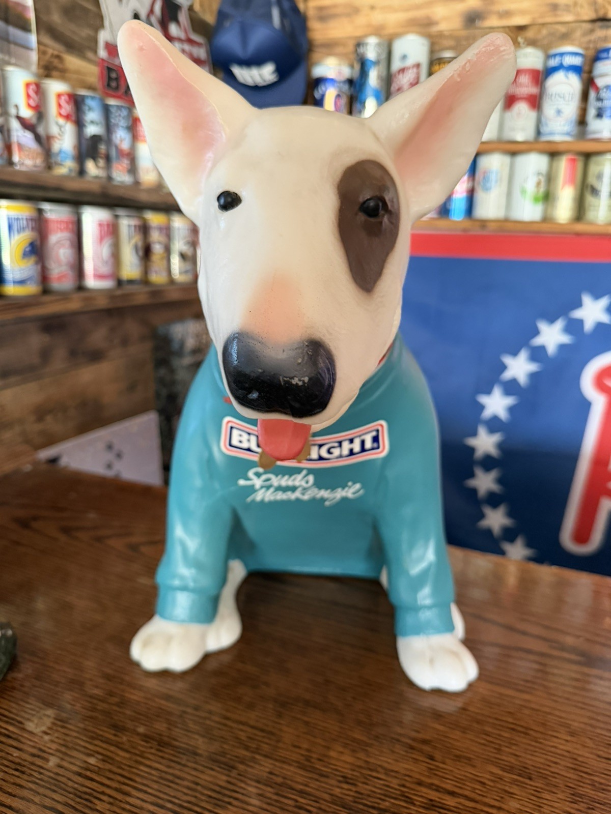 Spuds Mackenzie Bud Light Beer Blow Mold