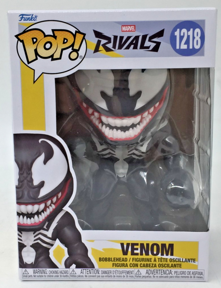 Funko POP! Games Marvel Rivals Venom #1218 With Pop Protector