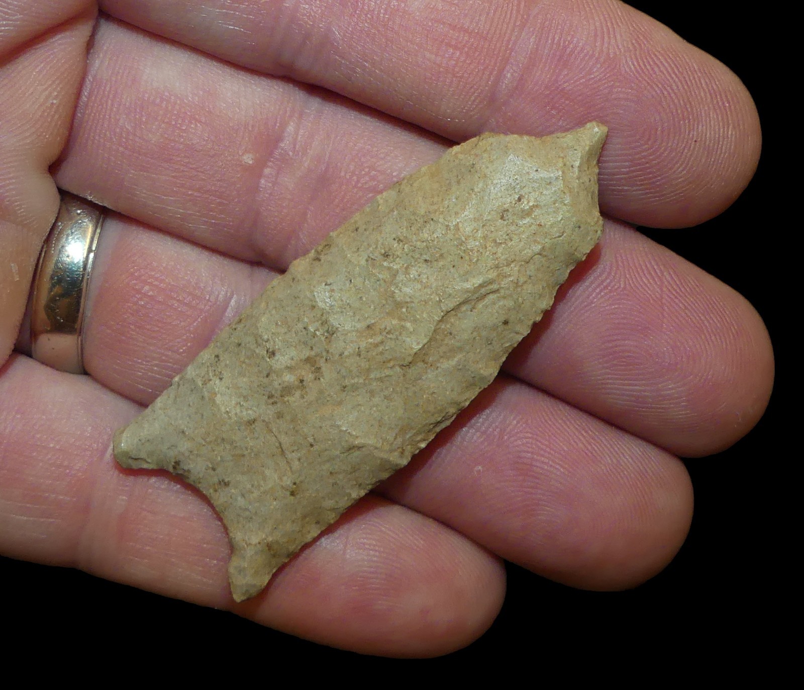 PALEO LANCEOLATE SOUTHEAST MISSOURI INDIAN ARROWHEAD ARTIFACT COLLECTIBLE RELIC