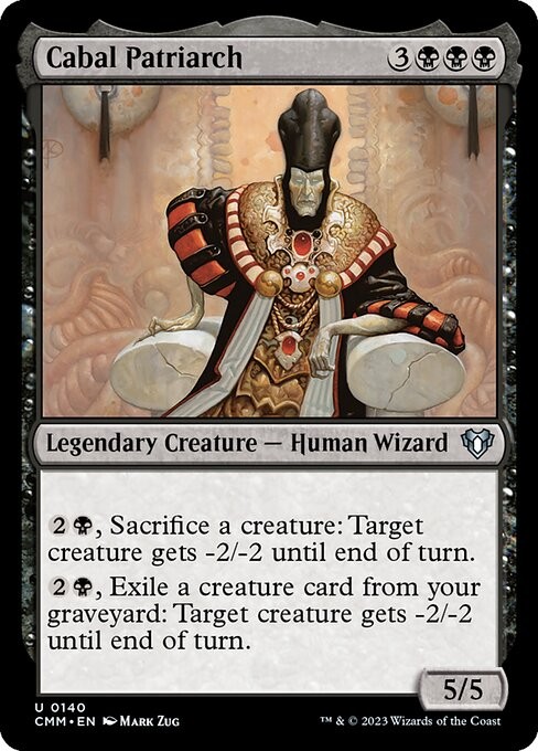 [MTG] Cabal Patriarch (0140) (CMM) LP-HP