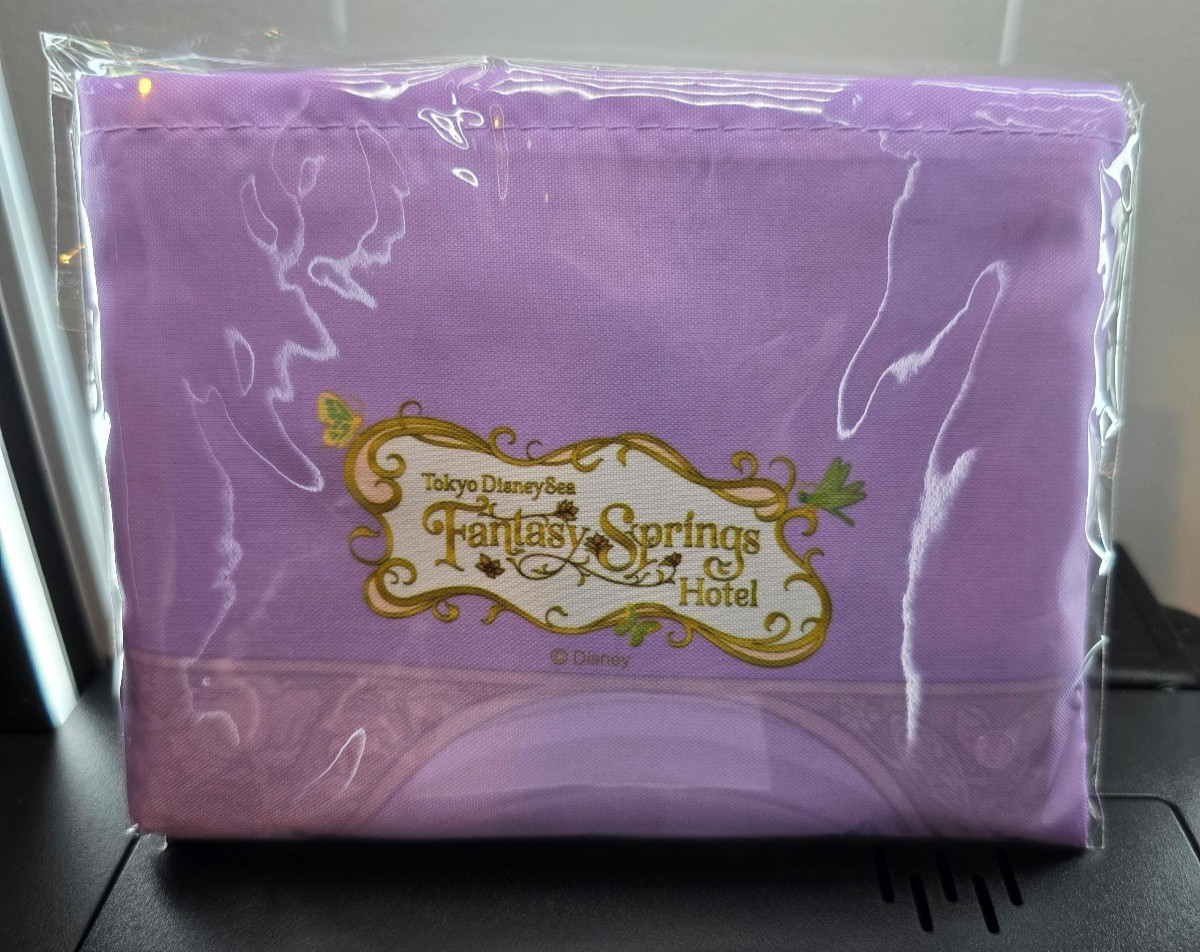 Tokyo Disney Sea Fantasy Springs Hotel Tote Bag Reusable Eco Disneysea Purple