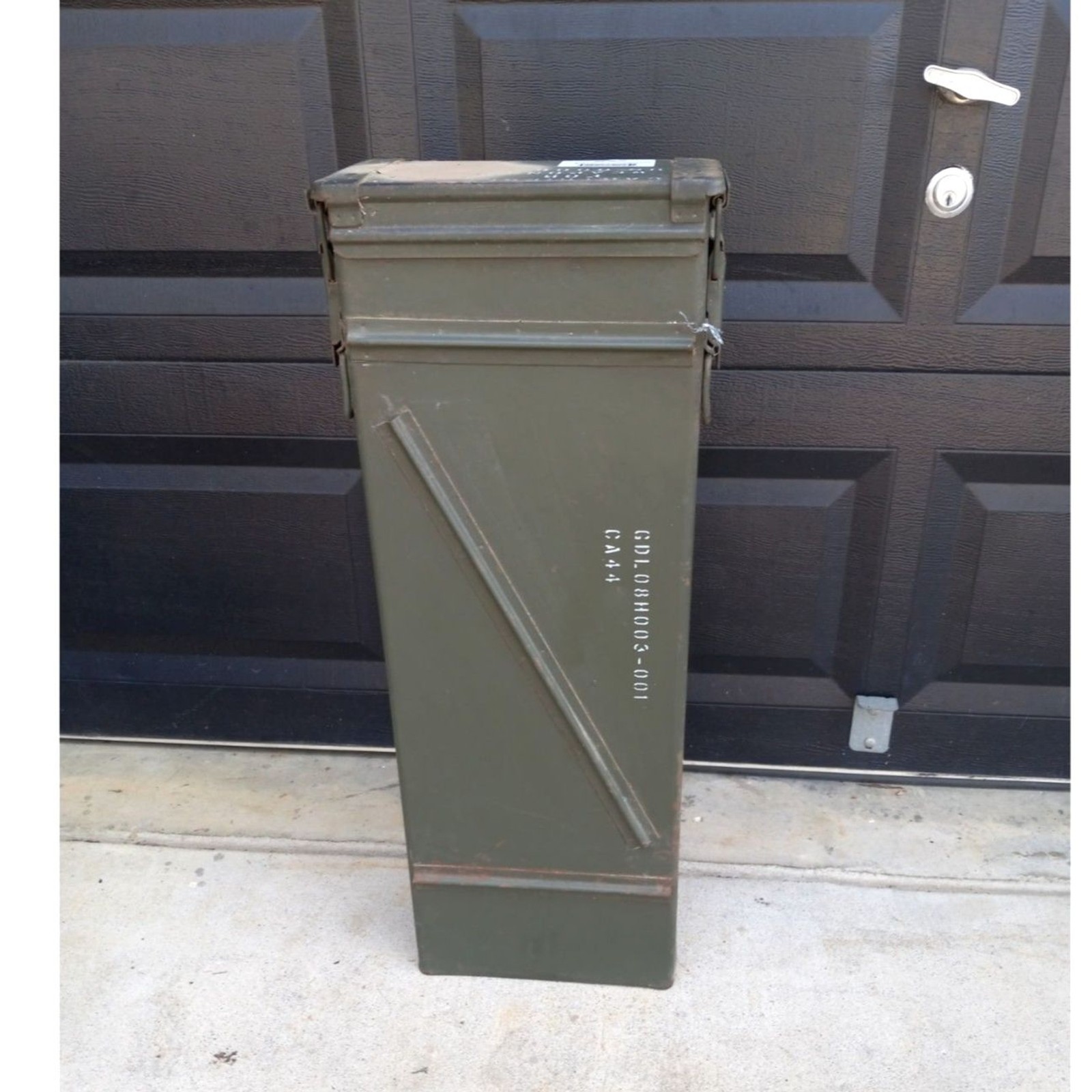 2008 U.S. Military Surplus PA-154 Steel Ammo Can for 120mm M933A1 Mortar Rockets