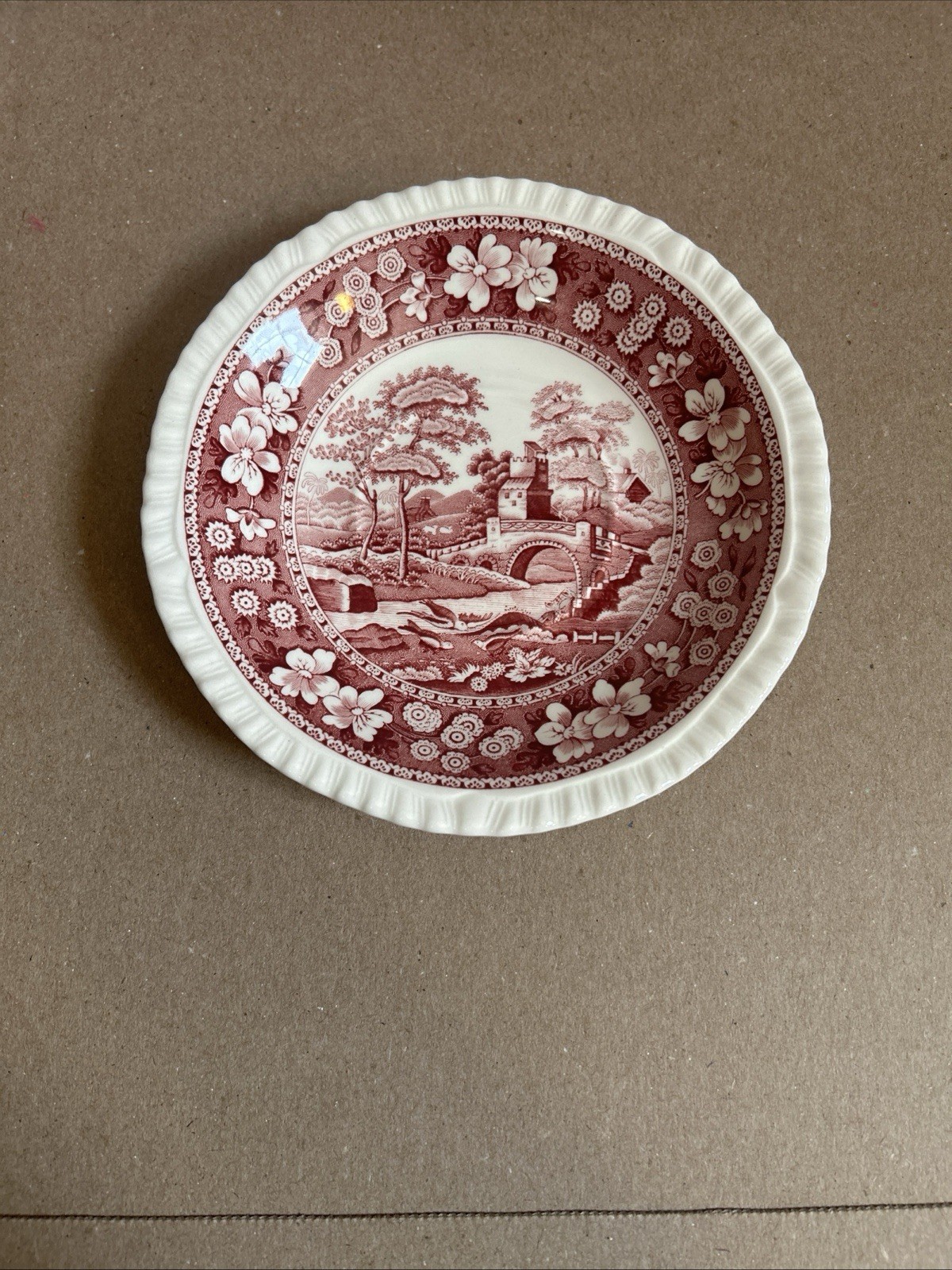 Vintage Copeland Spode’s Tower Plate Ironstone England Cottagecore