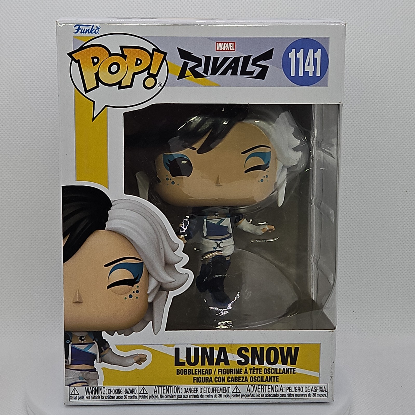 Funko Pop Marvel RIVALS Luna Snow 1141 Bobblehead Figure w/Protector