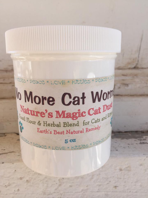 SAFE Natural Cat and Kitten Dewormer Treatment and Immune Support Powder