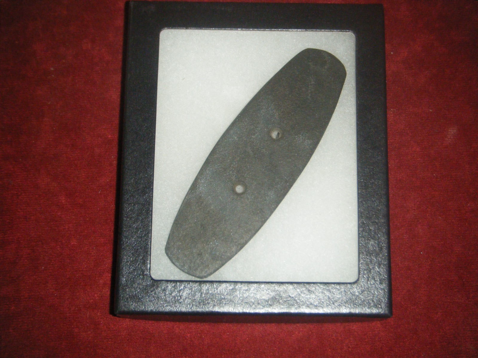 4 1/2 in. ARROWHEAD SLATE GORGET FROM TIPTON TN.