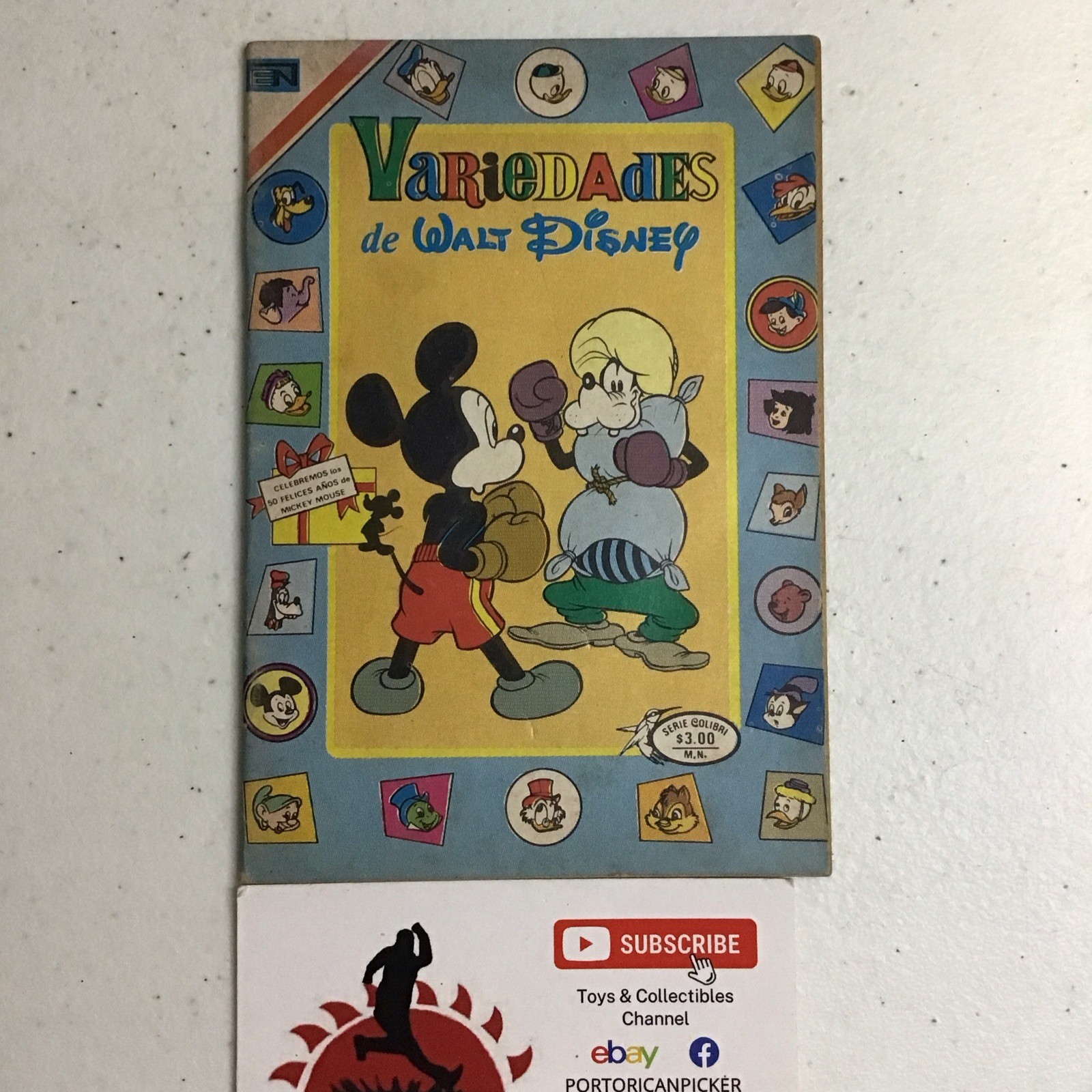 1979 SPANISH COMICS SERIE COLIBRI VARIEDADES DE WALT DISNEY #44 NOVARO MEXICO