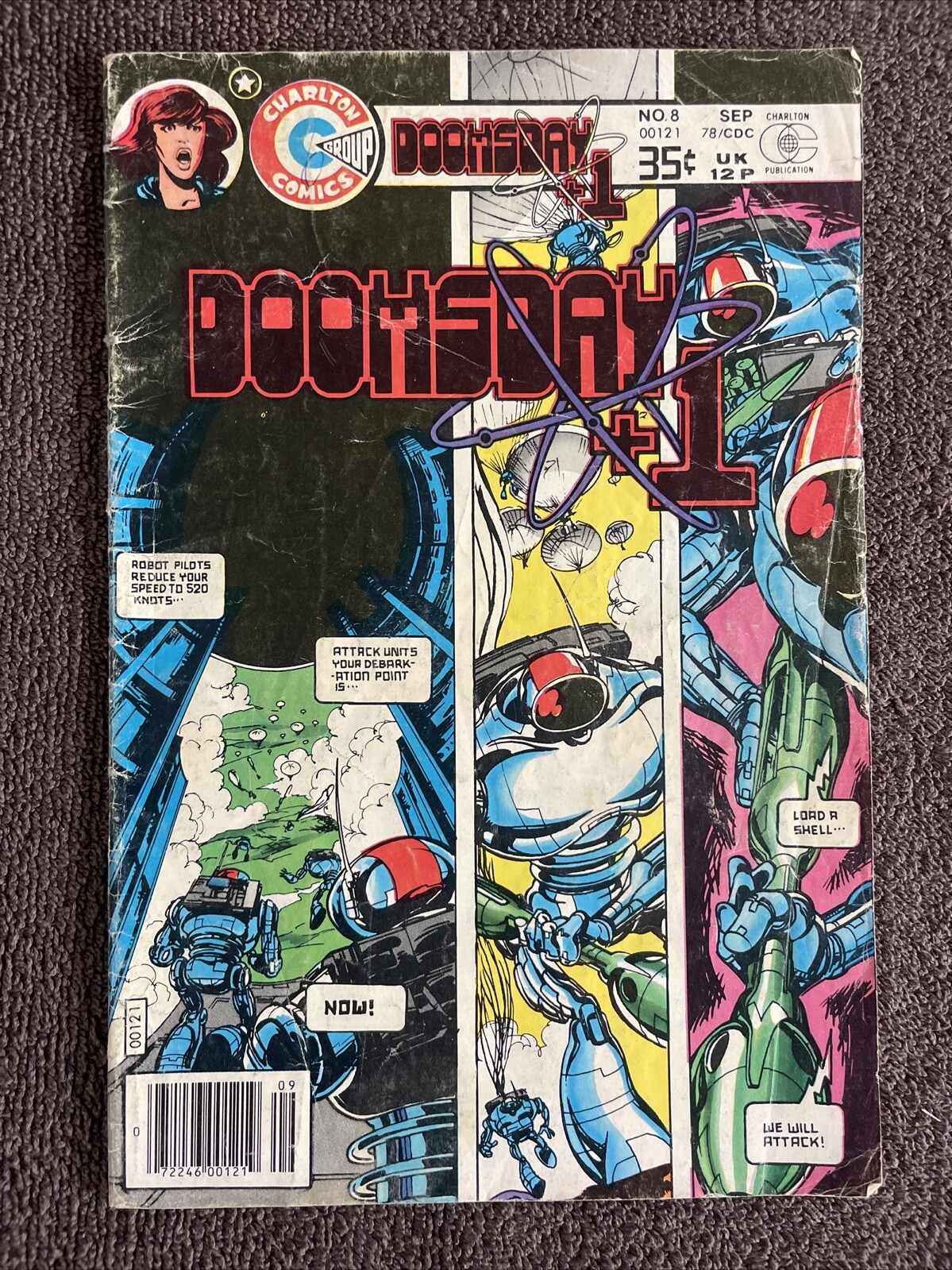 DOOMSDAY +1 #8 (Charlton, 1978) John Byrne ~ VG/FN (5.0)