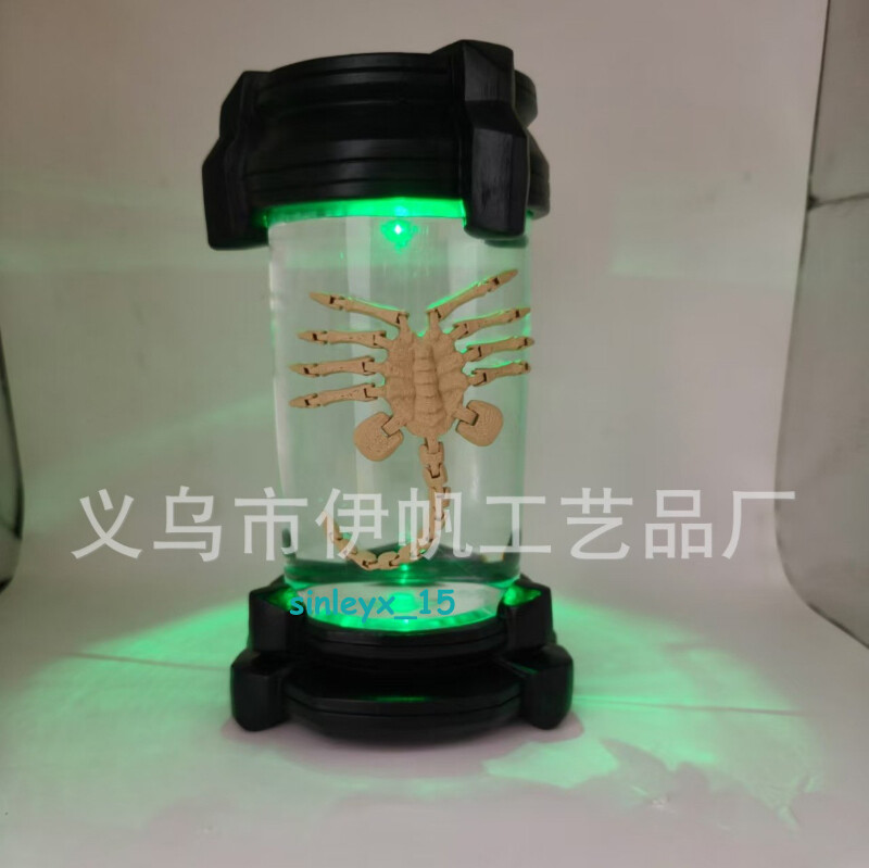NEW Alien Romulus Regal Popcorn Facehugger LED Bucket Water Tank Cosplay Prop