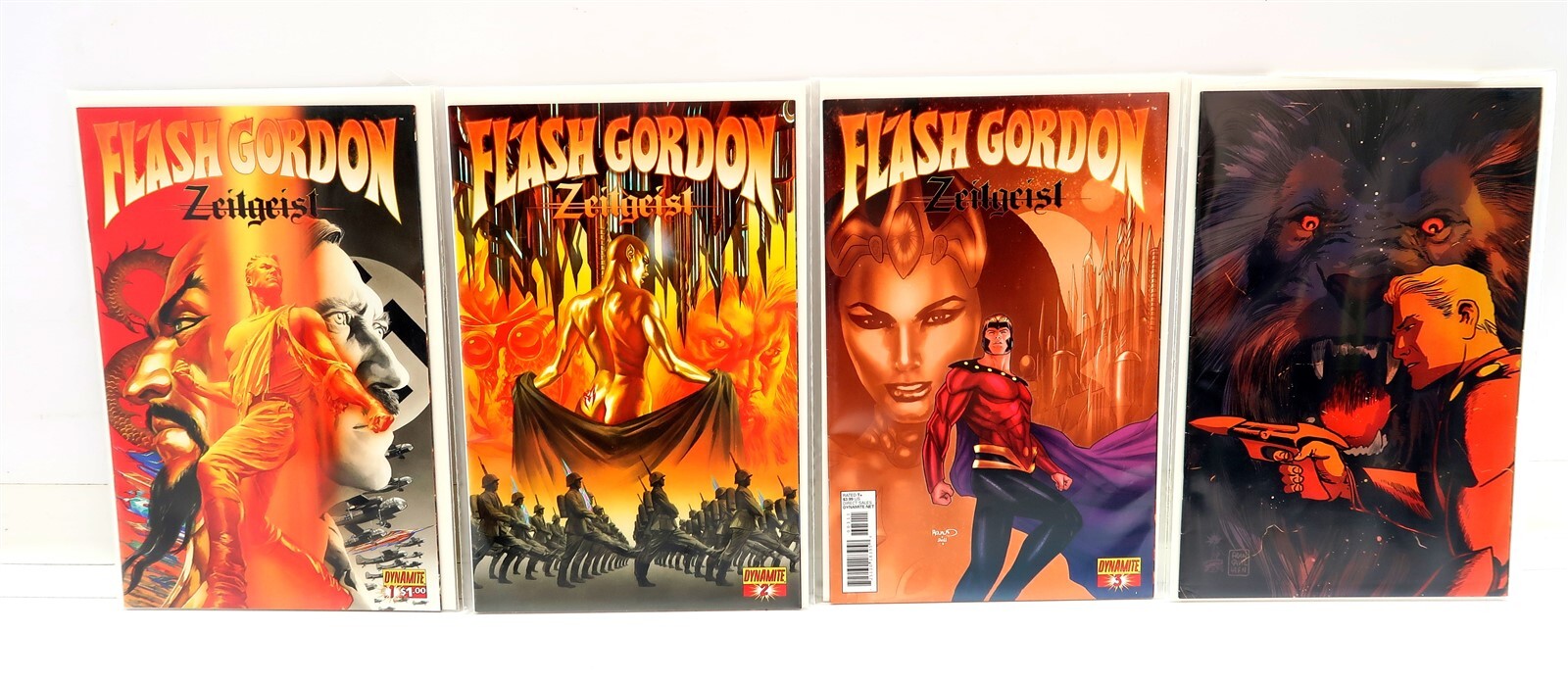 FLASH GORDON ZEITGEIST by Dynamite Comic Books 1-4 Run from 2011-2012