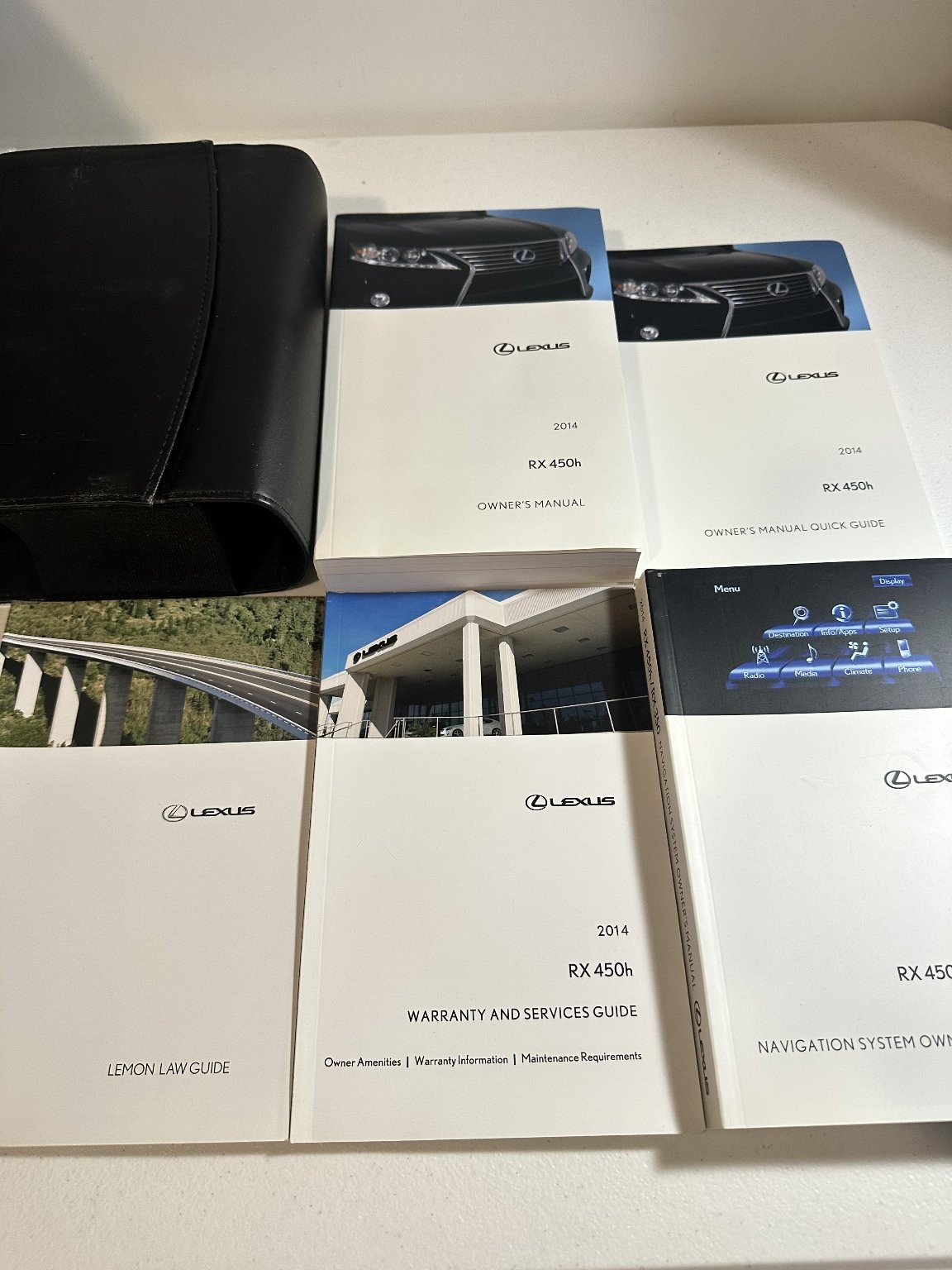 2014 Lexus RX 450h Owner’s Manual Set