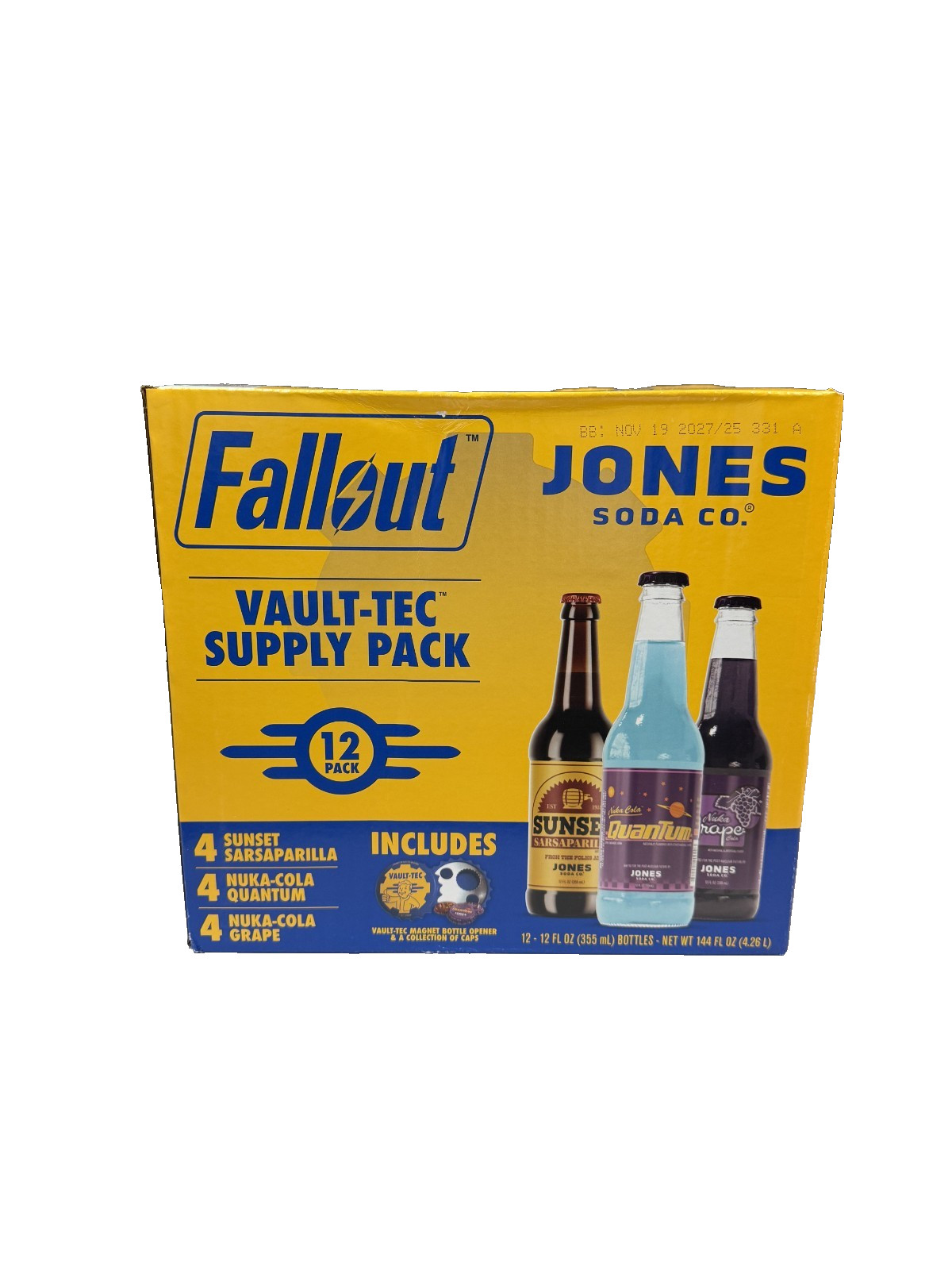 Fallout x Jones Soda – Vault-Tec Supply Pack Exclusive Limited – FAST SHIPPING