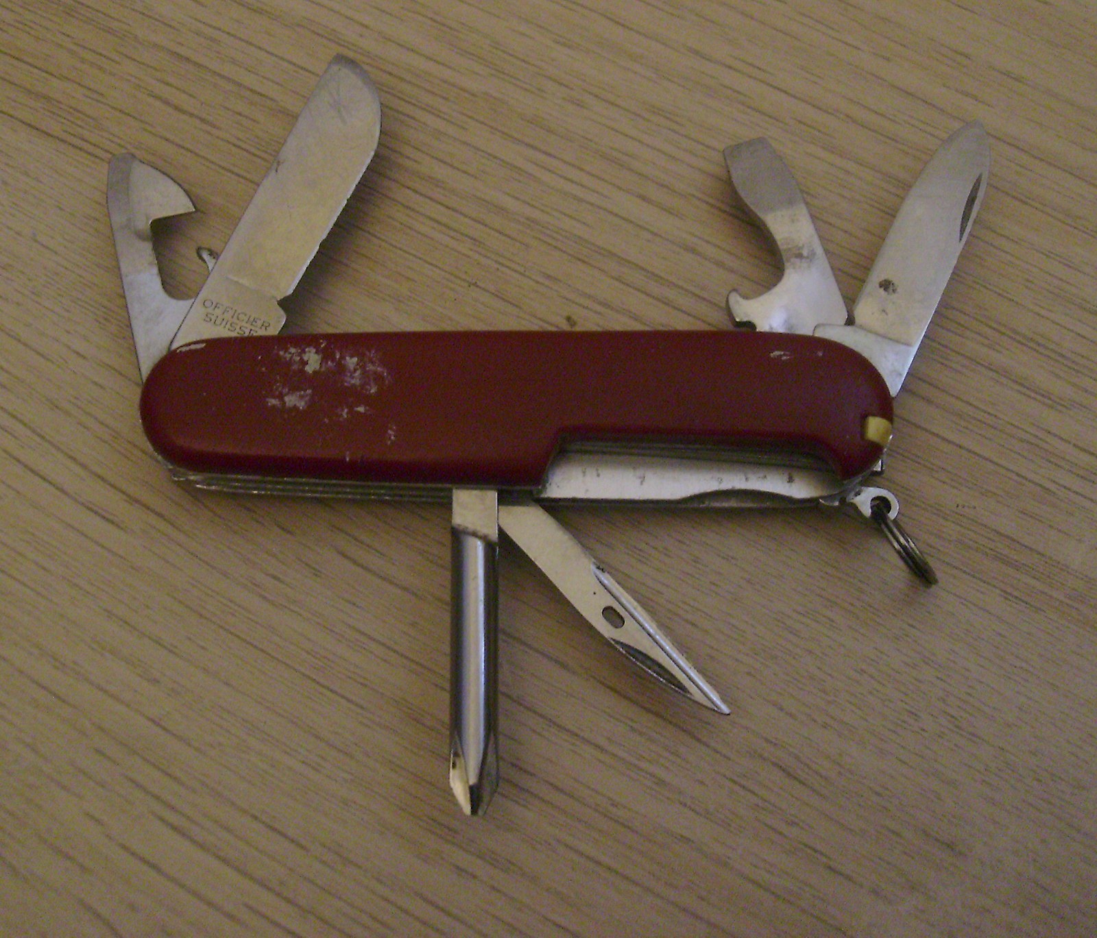 Victorinox TINKER Swiss Army Knife reprofiled Main Blade (red scales) 9 tools