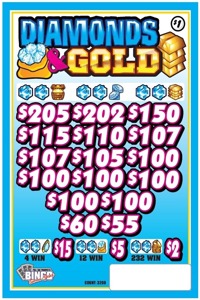NEW pull tickets DIAMONDS & GOLD – Instant Tabs