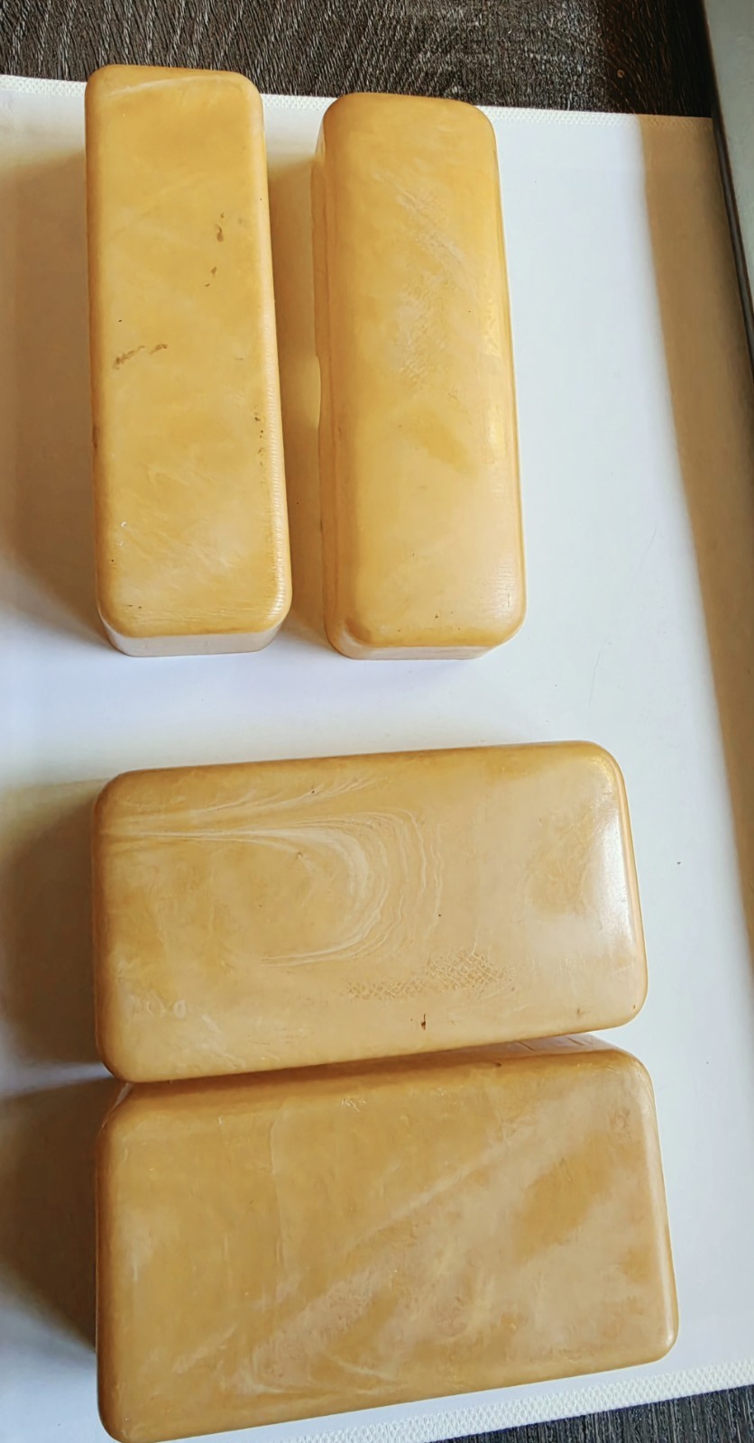 Vintage Bakelite Plastic Storage Trinket Boxes Avg. Condition Consistent with Ag