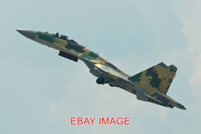 PHOTO AEROPLANE SUKHOI SU-35BM FLANKER-E ‘901 BLACK’ THIS FLANKER OPENNED THE ‘