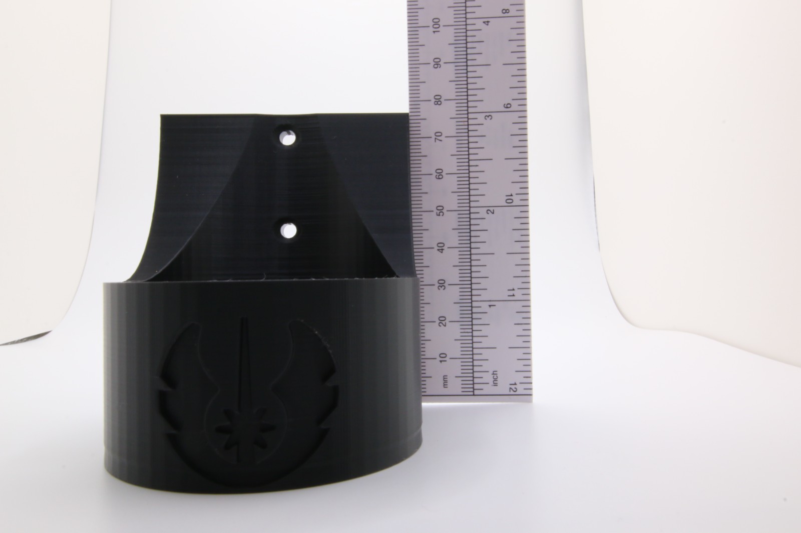 (Black) Lightsaber vertical holder wall mount display