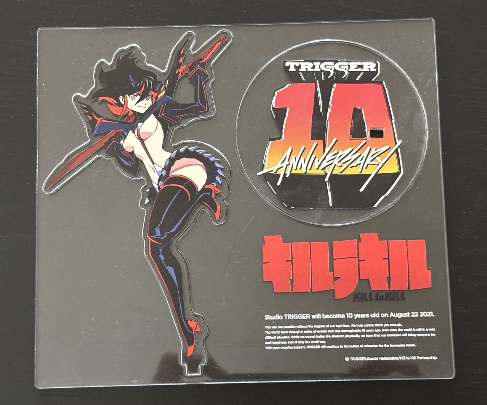 Studio Trigger 10th Anniversary Acrylic Figure: Kill La Kill