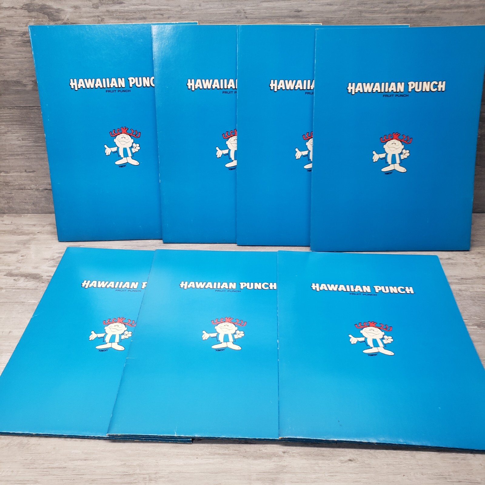 Hawaiian Punch Folder Vintage School Supplies Punchy Beverage Program Lot of 7