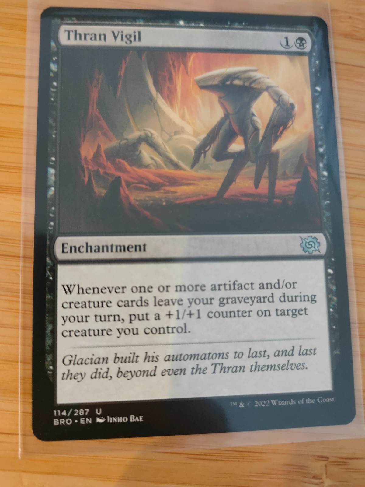MTG Thran Vigil 114 The Brothers’ War M/NM Free UK P&P